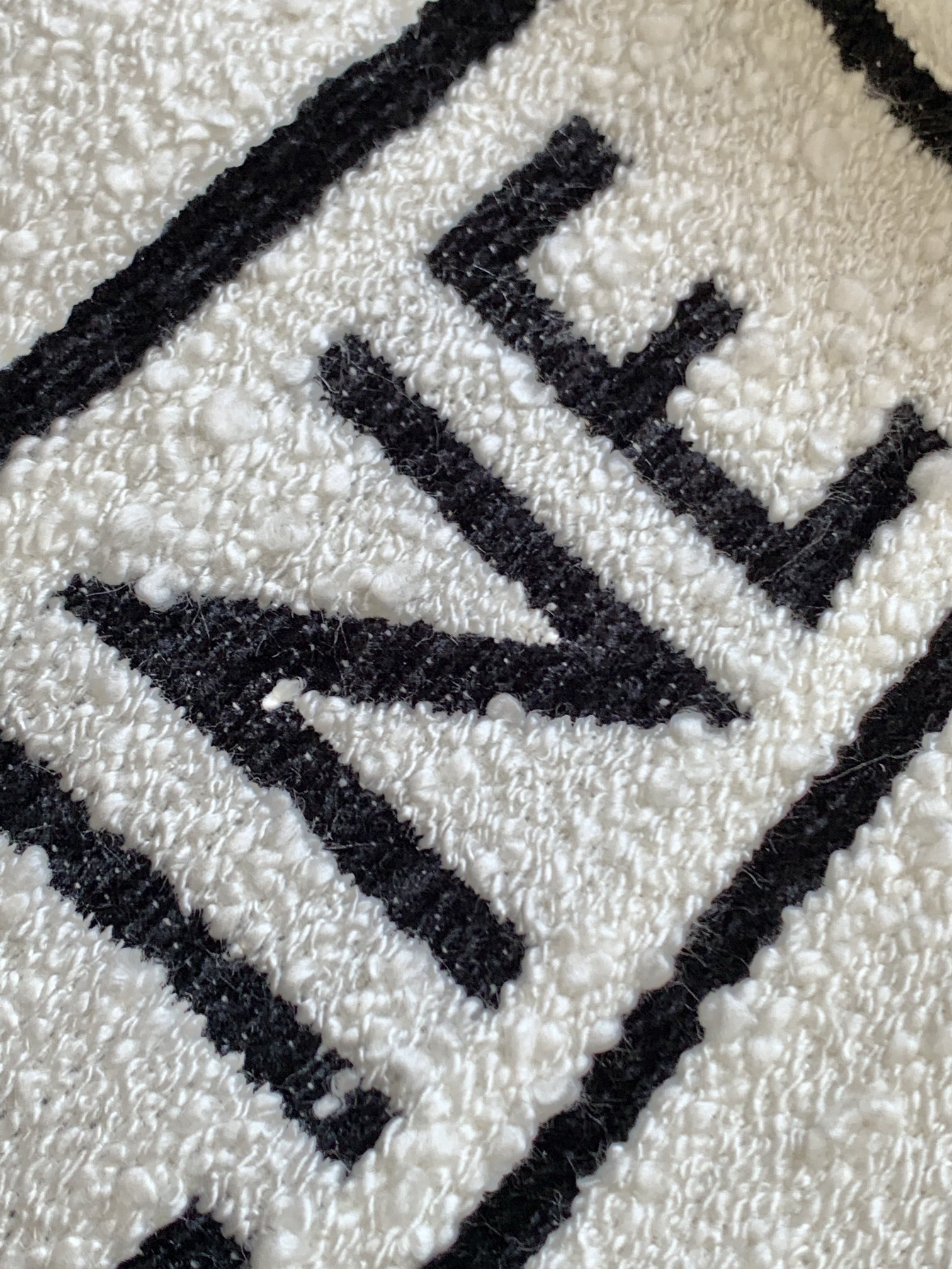 Celine Small Cabas Thais In Textile With Celine All-Over White / Black For Women 11in/29cm 199162EG8.01WB - Soul Replicas