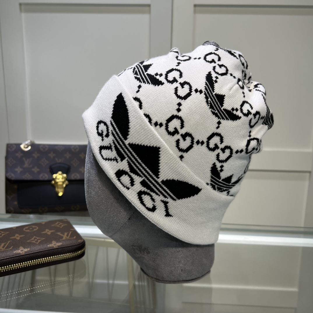 Gucci Beanie Cashmere In White - Soul Replicas