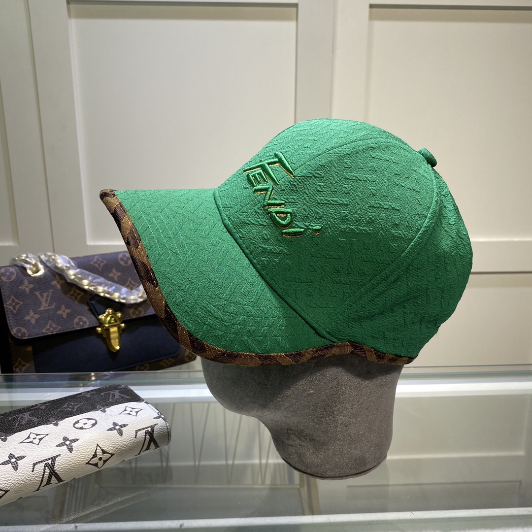 Fendi Baseball Cap Green Fendi Cap - Soul Replicas