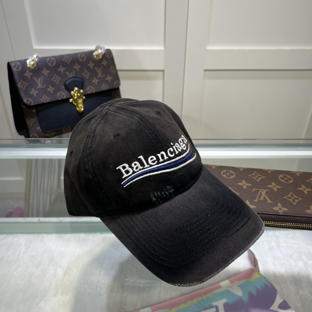 Balenciaga Political Campaign Cancelled Black Cap - Soul Replicas