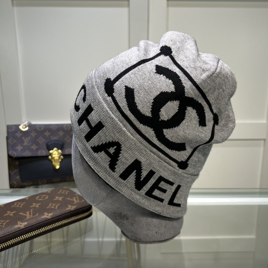 Chanel Beanie In Grey - Soul Replicas