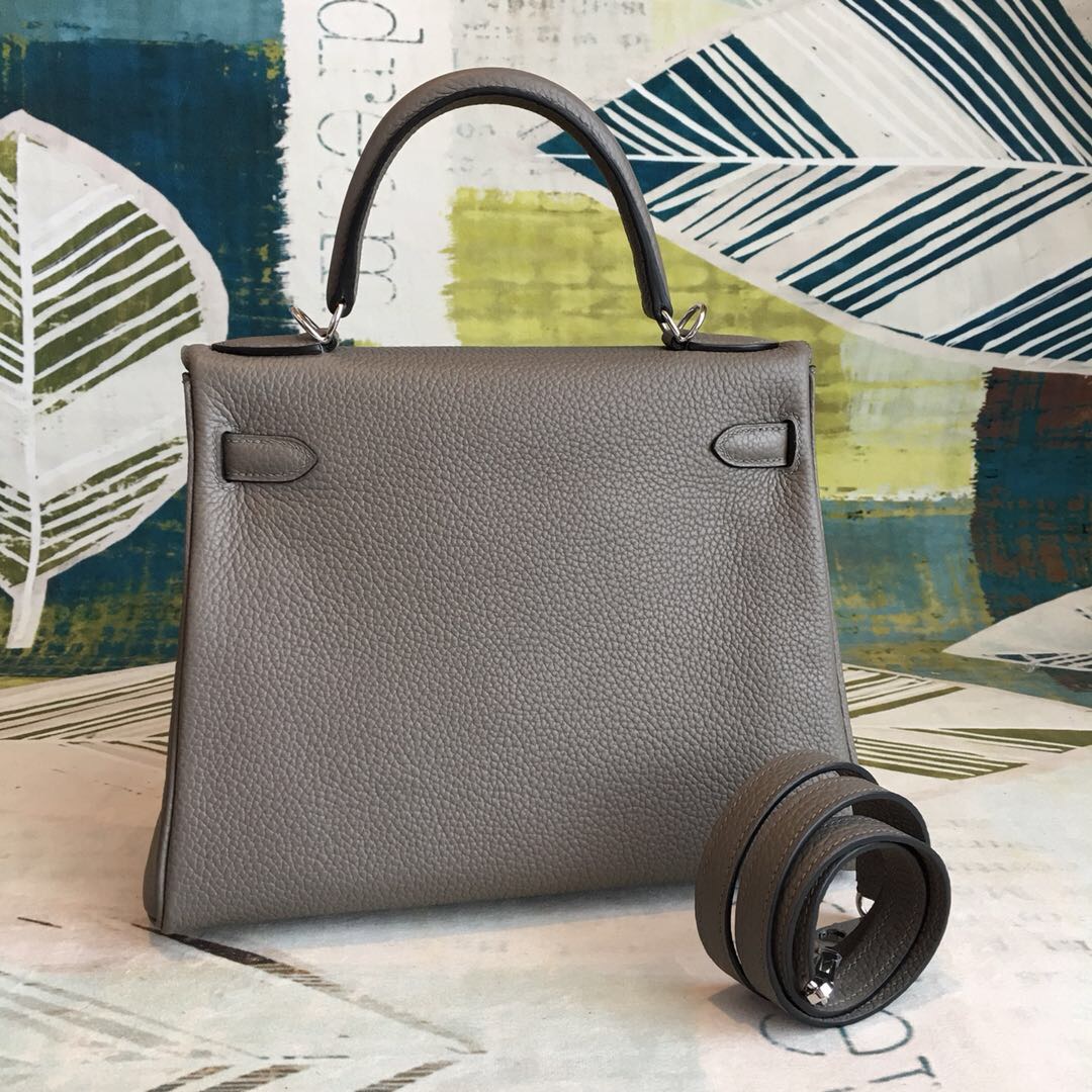 Hermes Kelly 28 Asphalte Color Bag For Women. Women-s Handbags. Shoulder Bags 11in/28cm - Soul Replicas