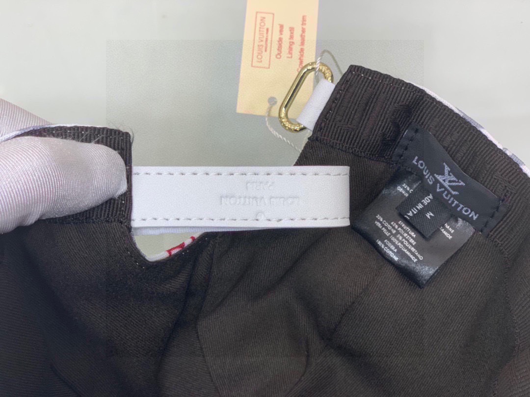 Louis Vuitton Be My Cap White LV Cap - Soul Replicas