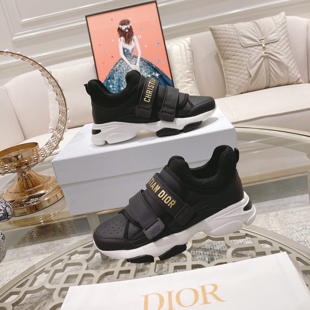 Christian Dior D-Wander Sneaker Technical Fabric Black For Women CD - Soul Replicas