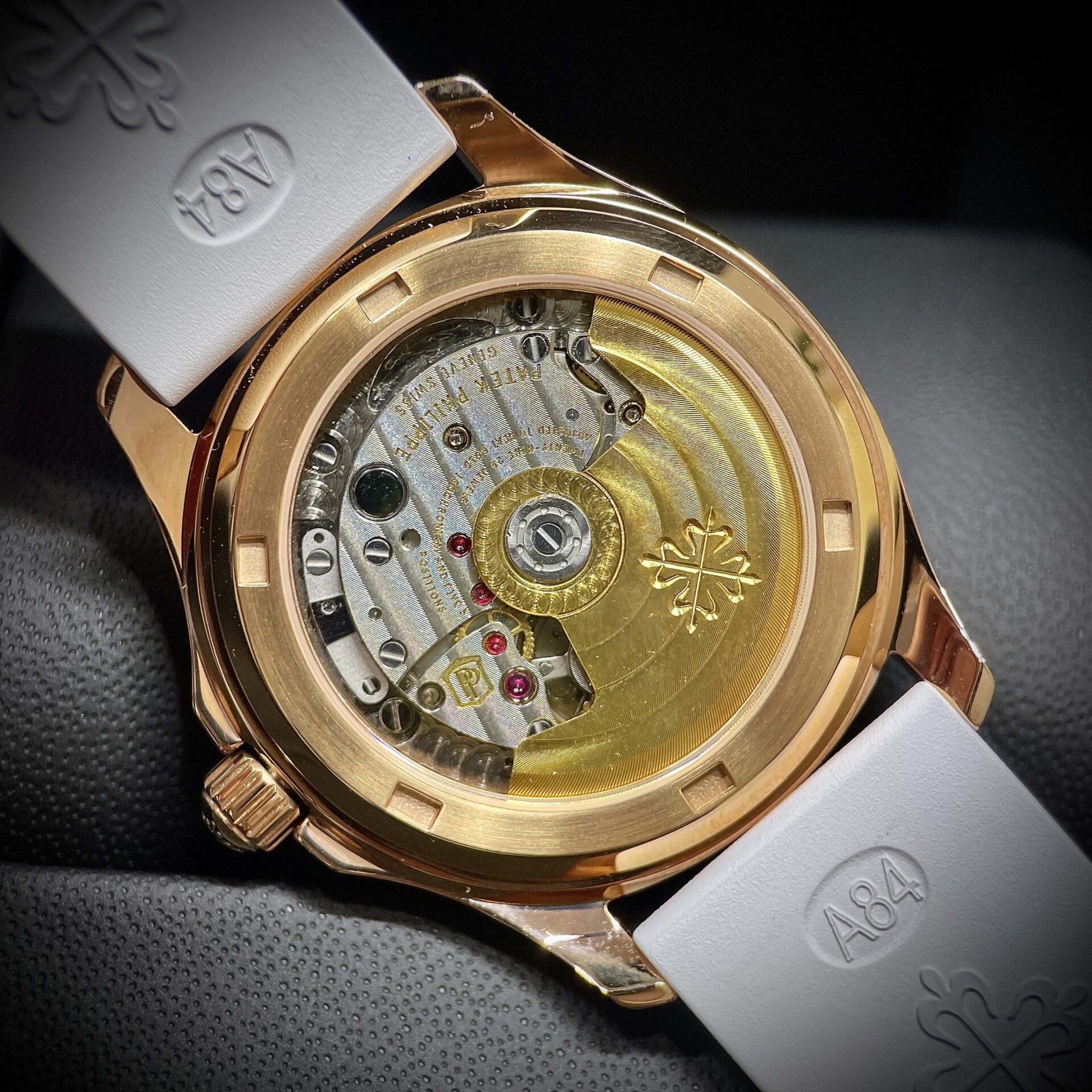 Patek Philippe Aquanaut 5072R Replica Watch White Rubber Strap PPF 35.6mm - Soul Replicas