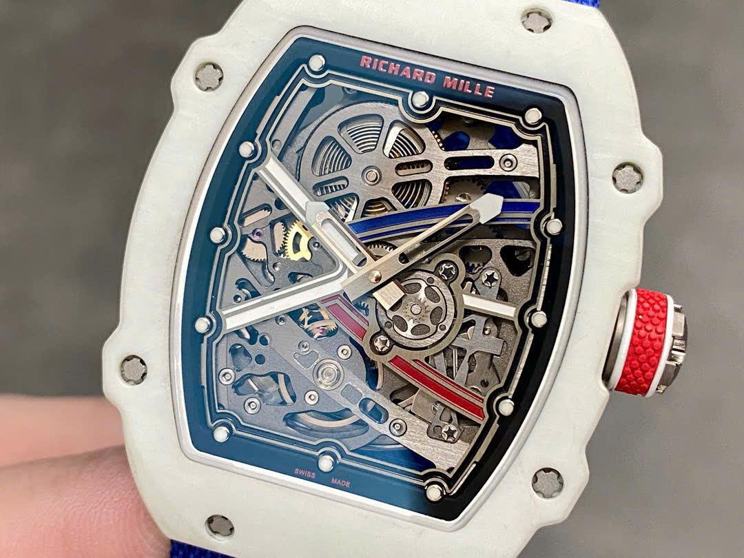 Richard Mille RM67-02 Refined Case White Carbon Super Light 37 Grams 38.7×47.52mm - Soul Replicas