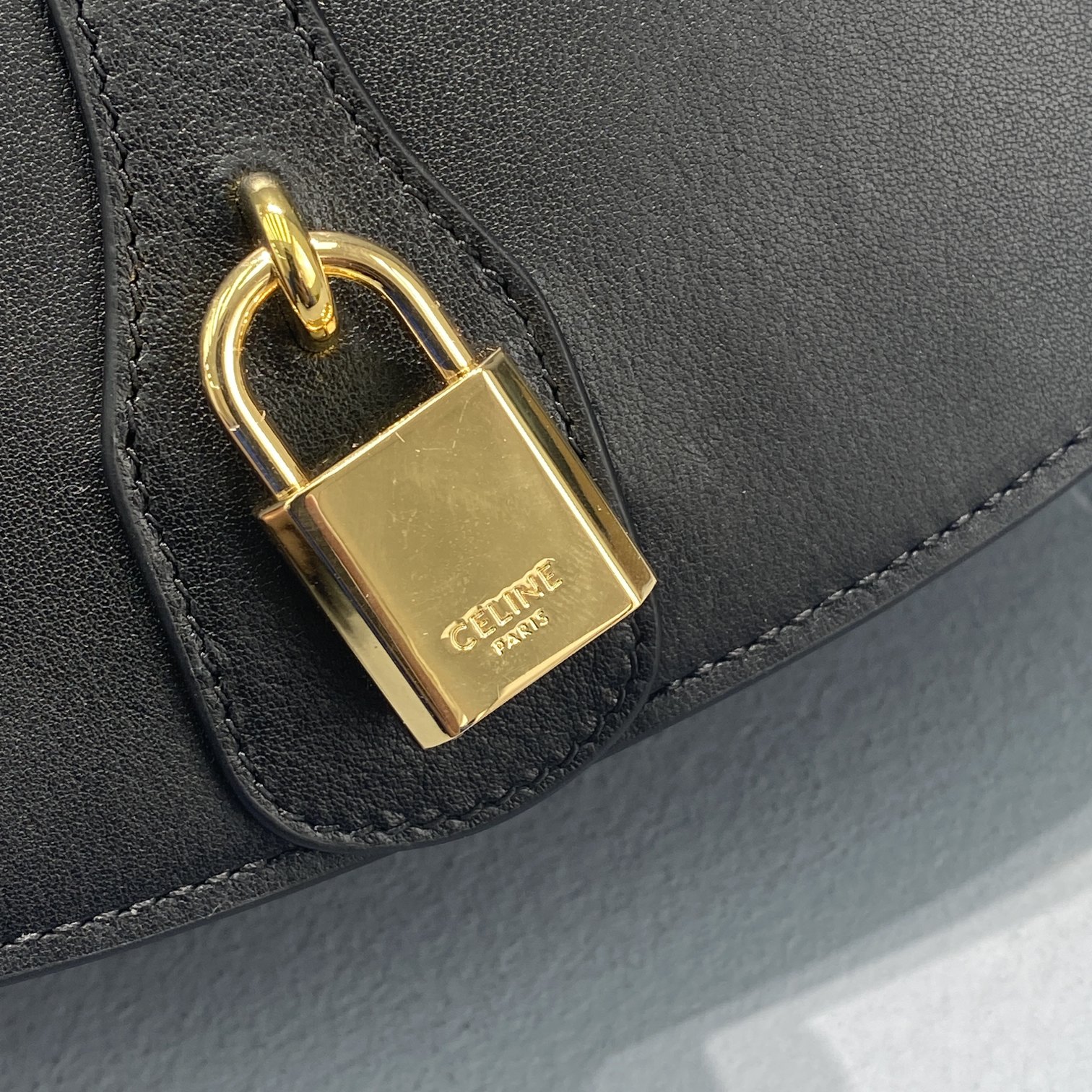 Celine Clutch On Strap Black For Women 7in/18cm  - Soul Replicas