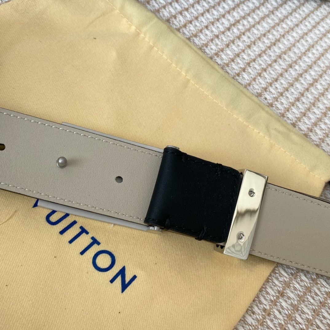 Louis Vuitton Metropole LV Belt Black LV Women Belt - Soul Replicas