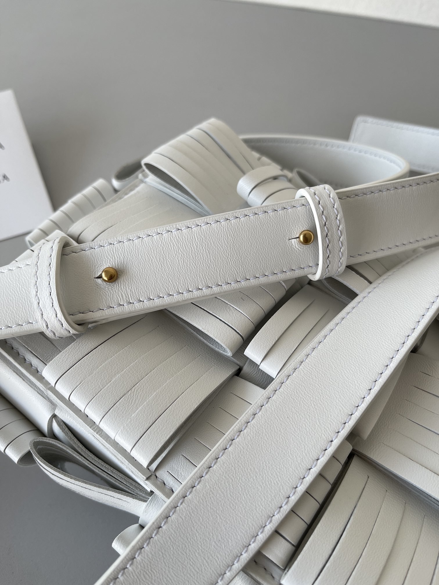 Bottega Veneta Cassette White. For Women. Women-s Bags 9.1in/23cm 680698V1G719009 - Soul Replicas