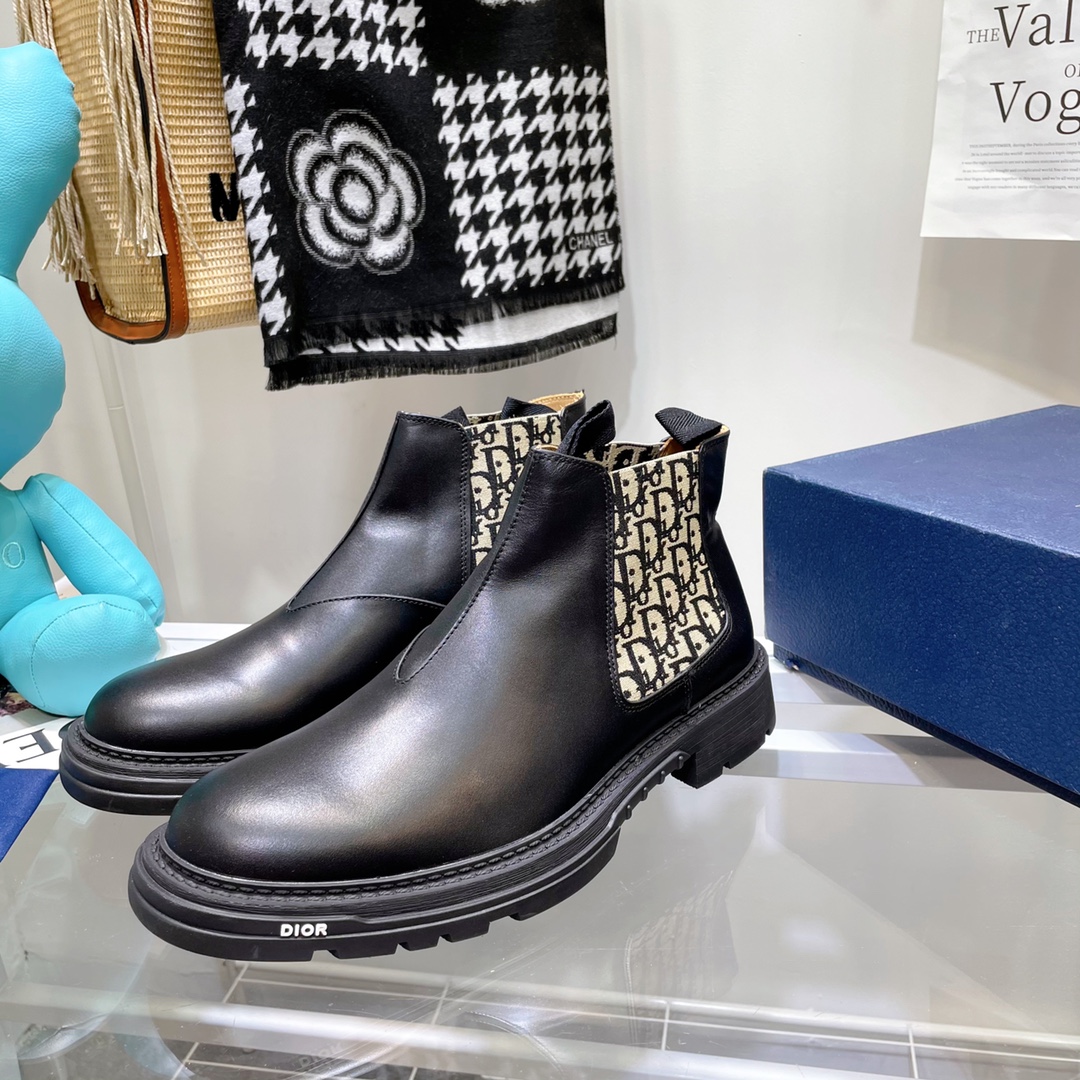 Christian Dior Iron Ankle Boot Black For Women CD - Soul Replicas