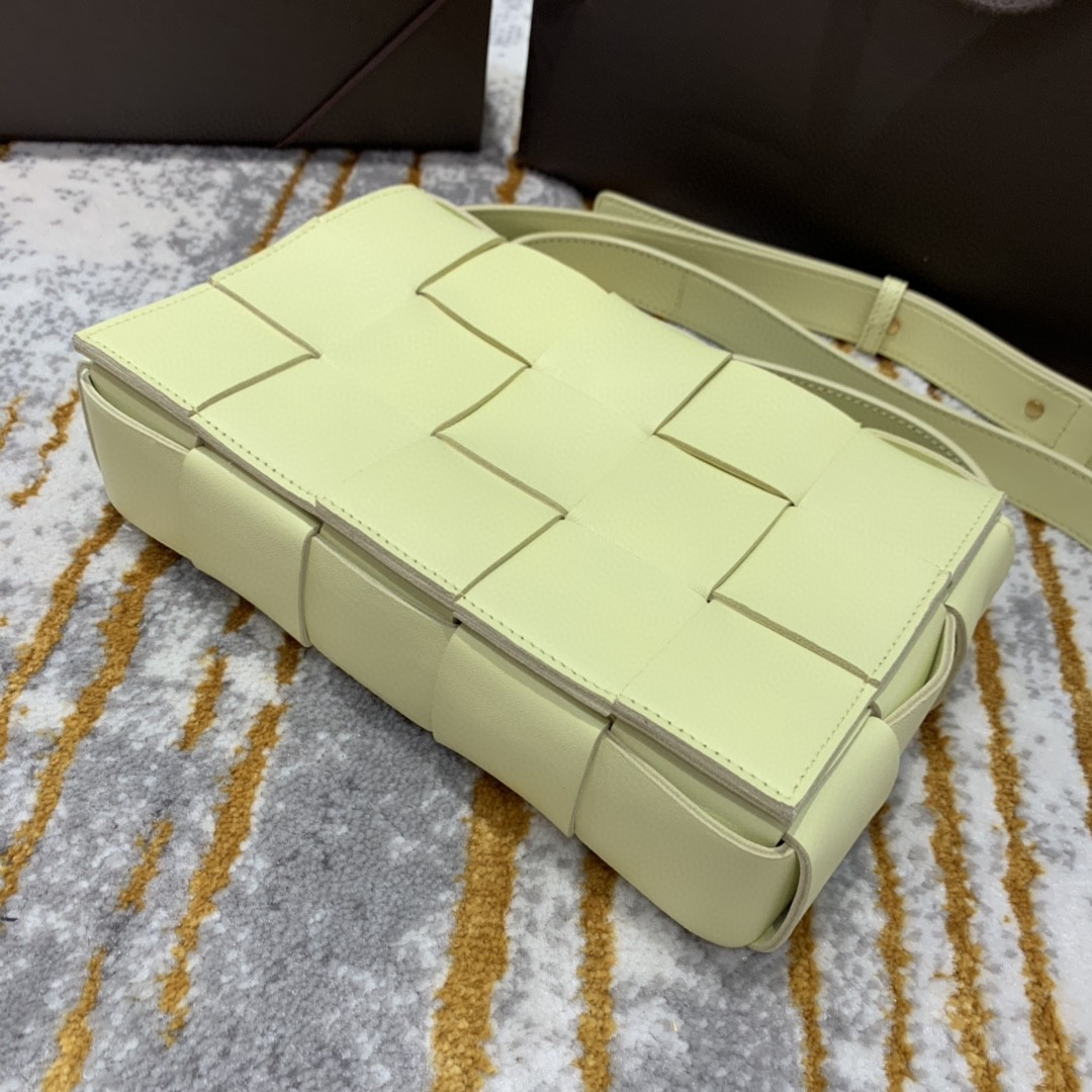 Bottega Veneta Cassette Bag For Women 9.1in/23cm In Light Yellow - Soul Replicas