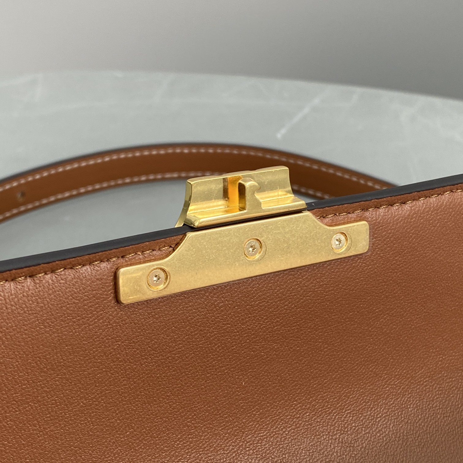 Celine Triomphe Shoulder Bag Brown For Women 8in/20cm 194143BFN.04LU - Soul Replicas