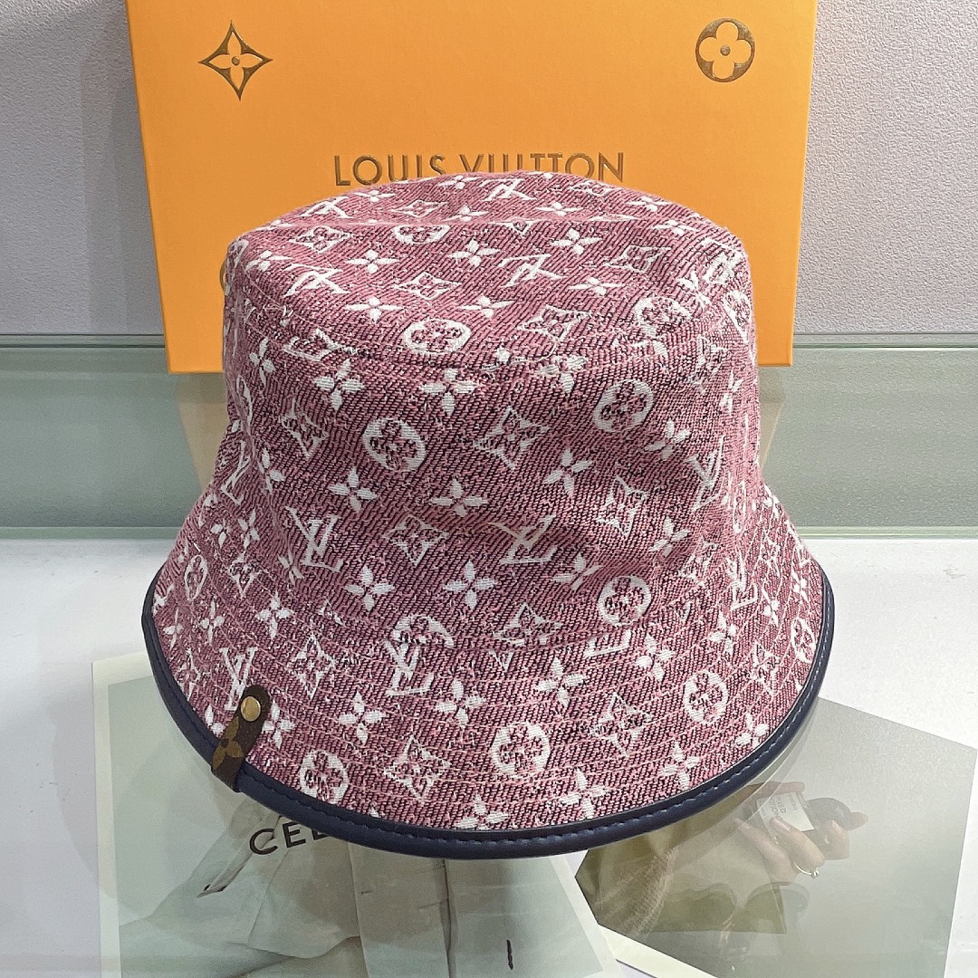Louis Vuitton Buddy Bucket Hat In Pink - Soul Replicas