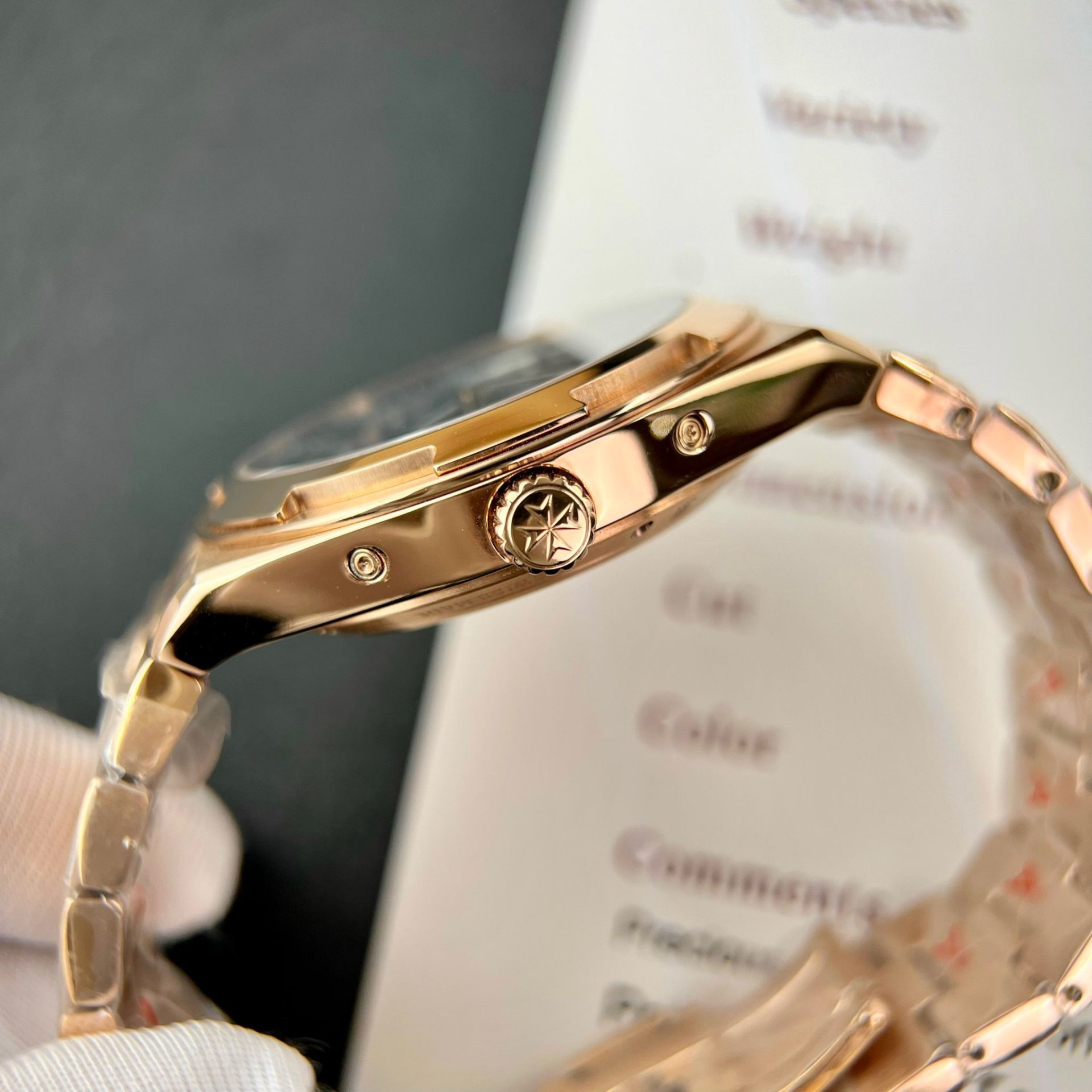 Vacheron Constantin Best Replica Watch Overseas 5500V Dial Blue 42.5mm - Soul Replicas