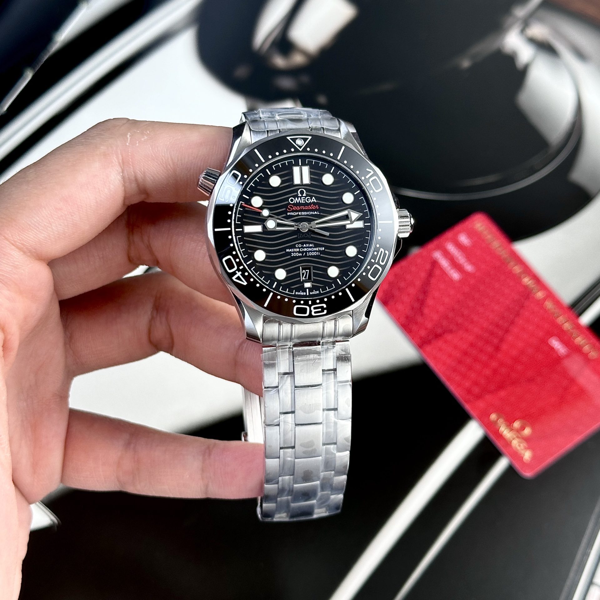 Omega Seamaster Diver 300m Co-Axial Replica Watch Black Dial VS Factory 42mm - Soul Replicas