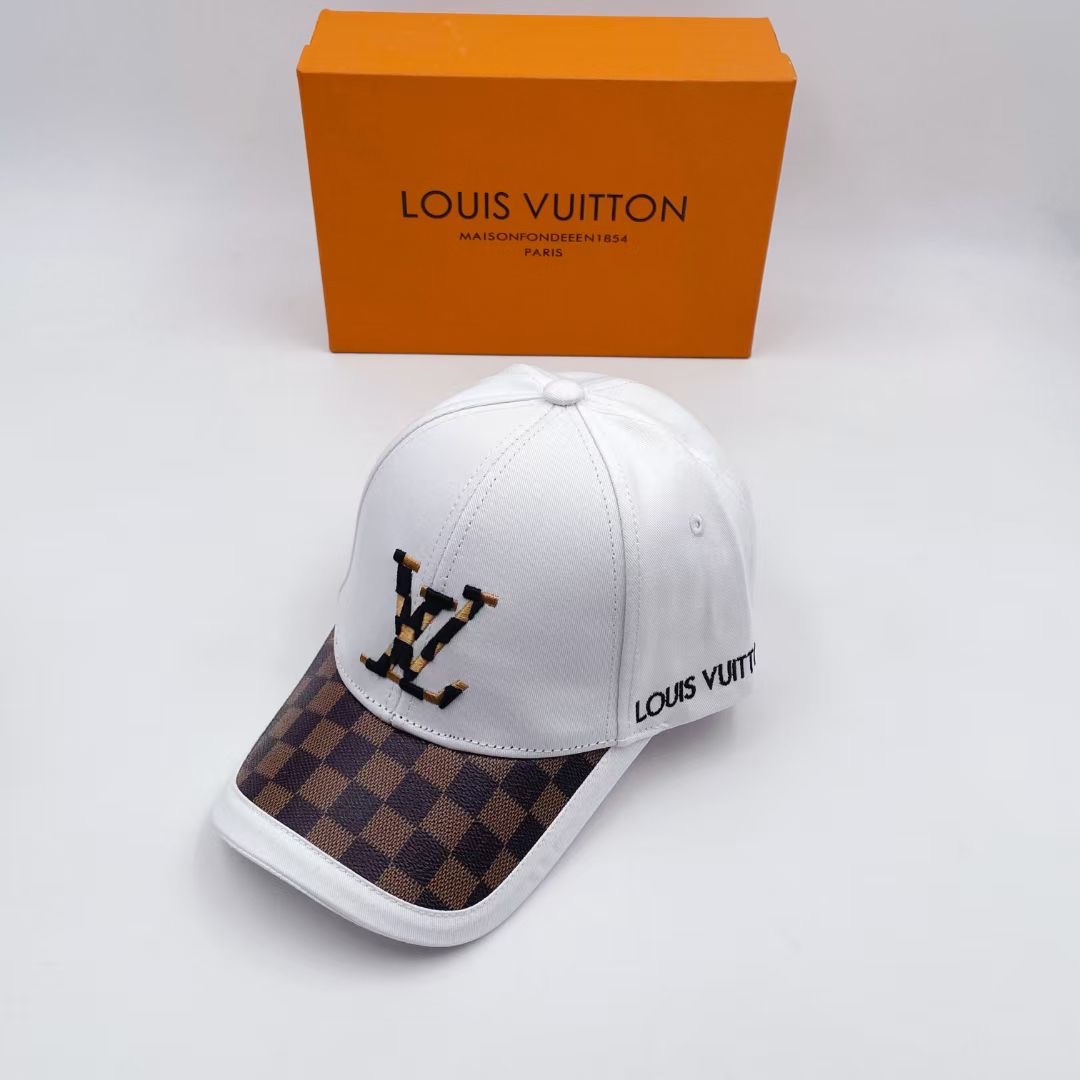 Louis Vuitton Match Cap White LV Cap - Soul Replicas