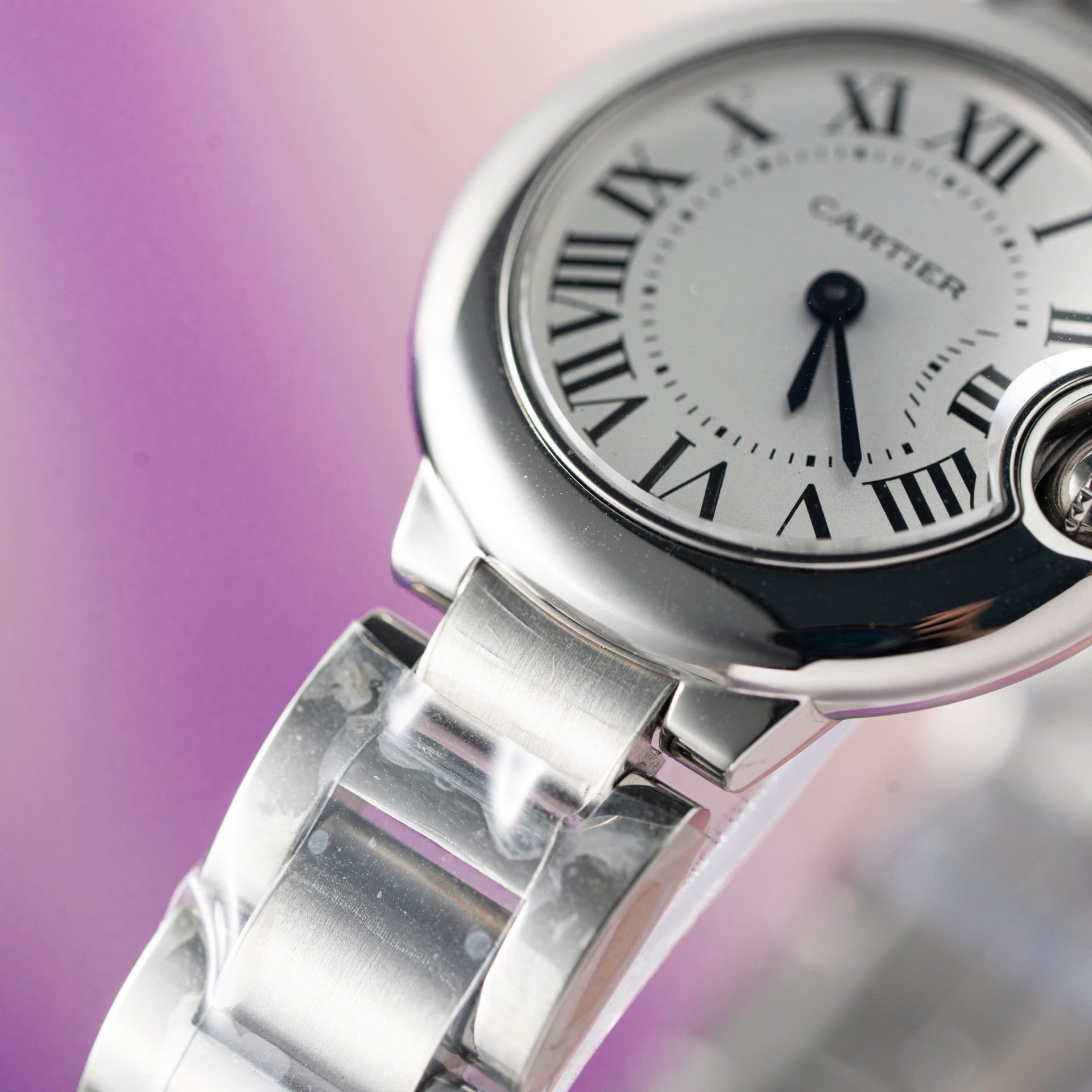 Cartier Ballon Bleu Women-s Replica Watch Swiss Quartz Movement Metal Strap 28mm - Soul Replicas