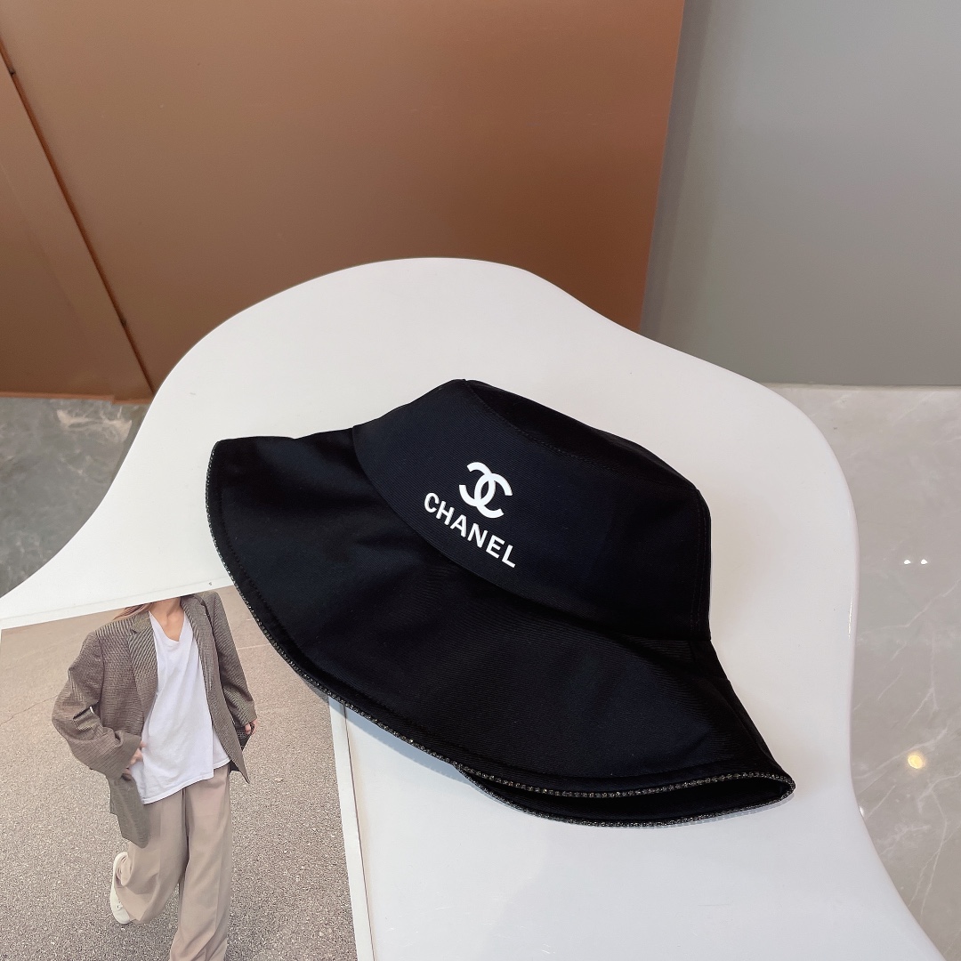 Chanel Cloche Hat Black Chanel Hat - Soul Replicas