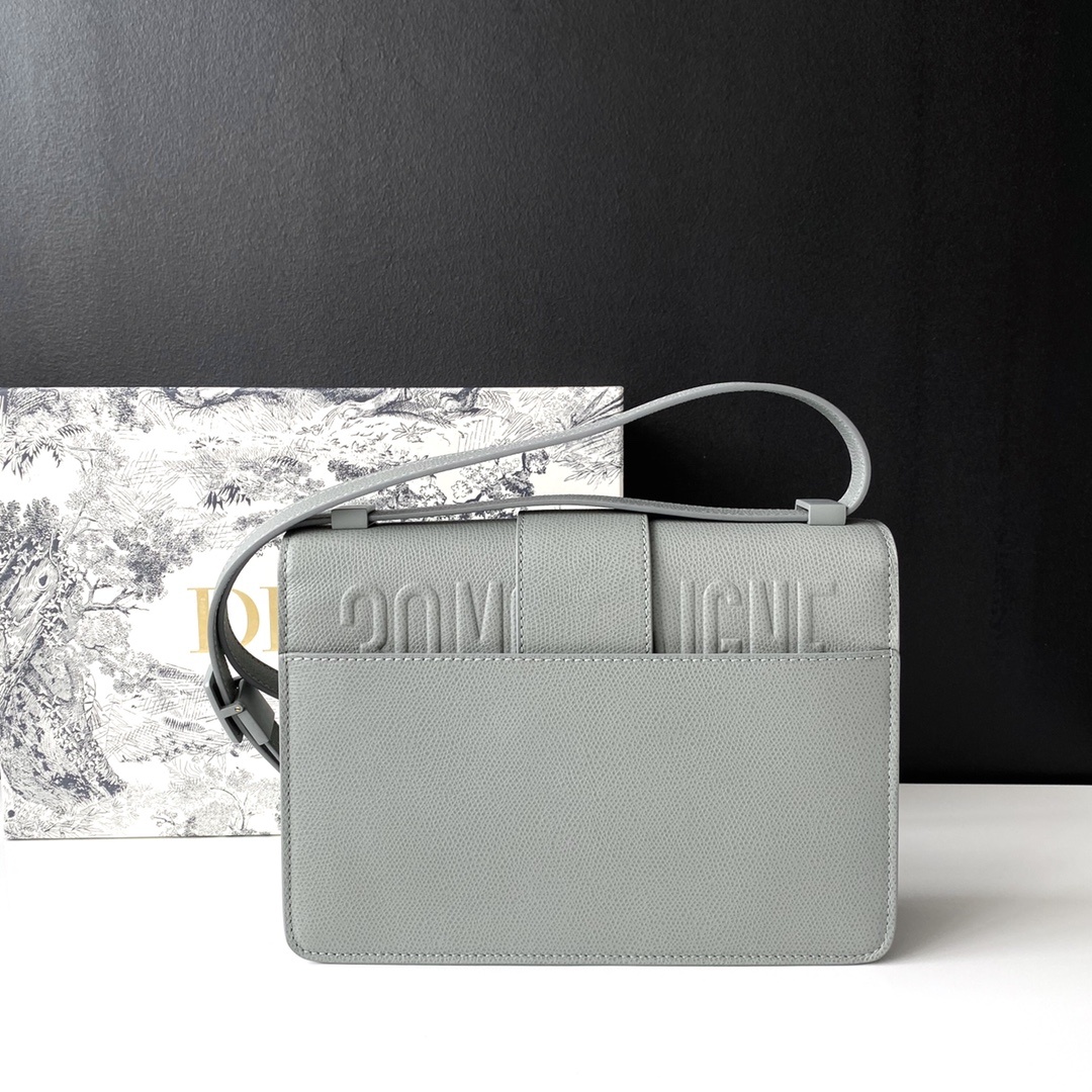 Christian Dior Azure Gray Gradient Handle Bag For Women 24cm/9.5in CD - Soul Replicas