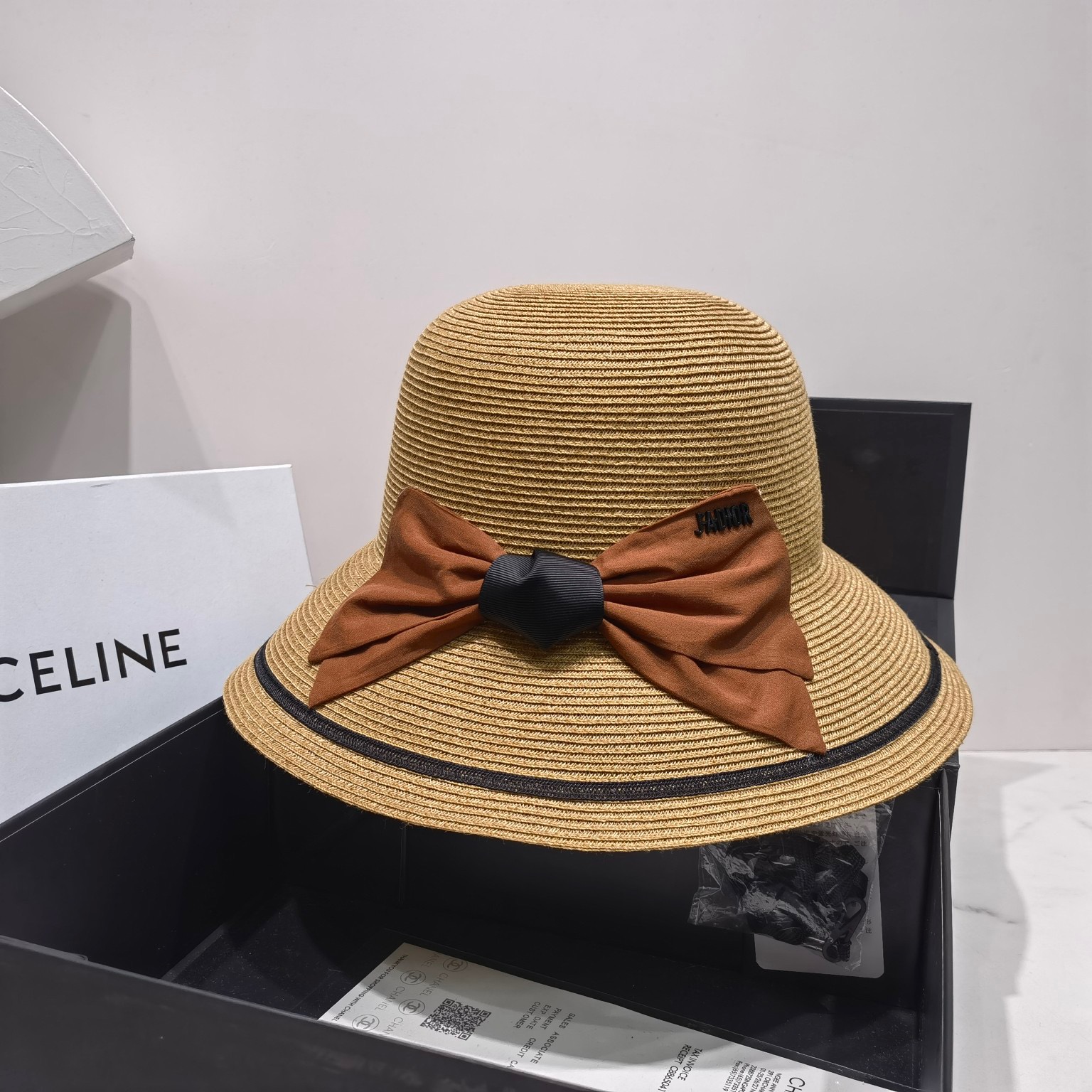 Celine Bucket Summer Hat Brown Celine Hat - Soul Replicas