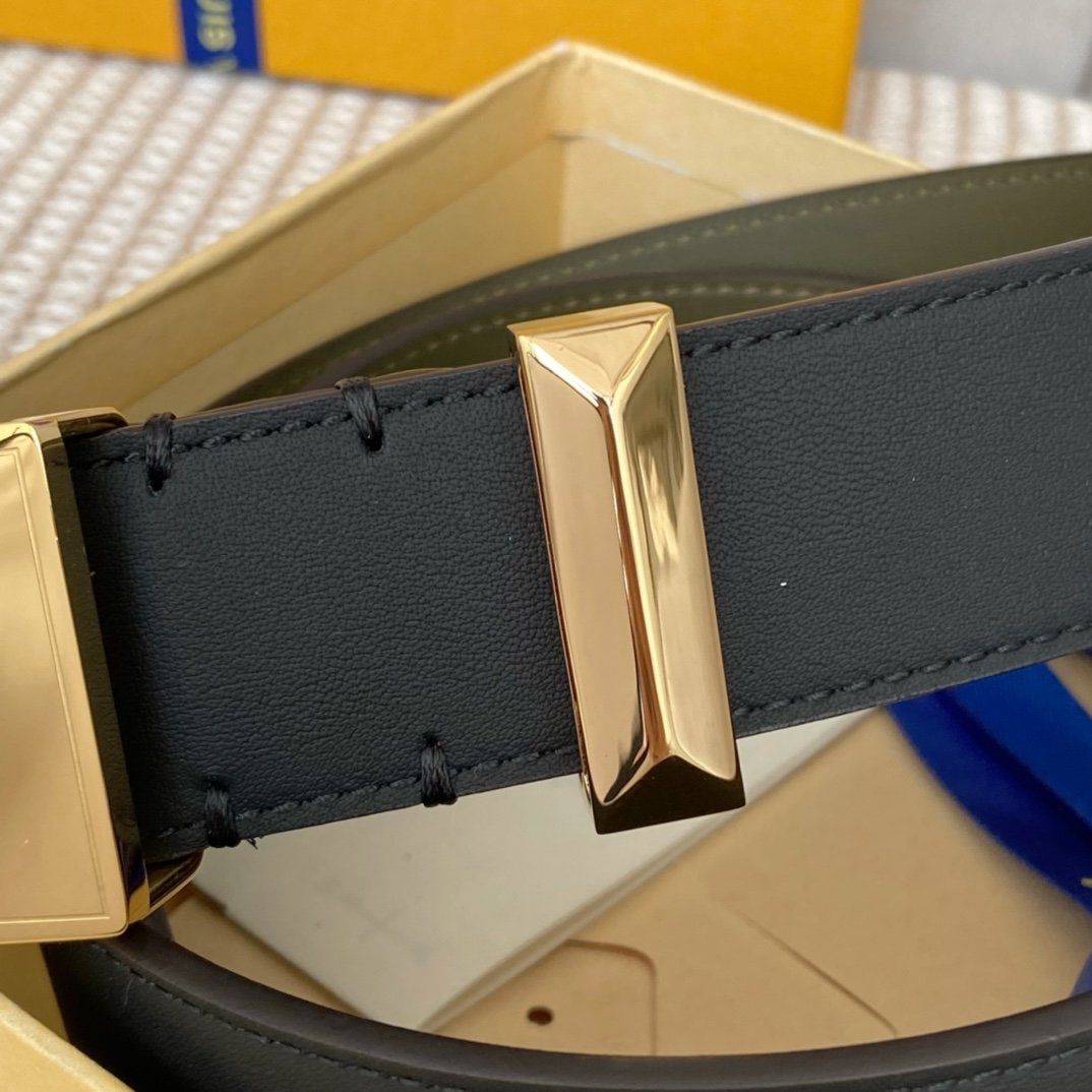 Louis Vuitton Metropole LV Belt Black LV Women Belt - Soul Replicas