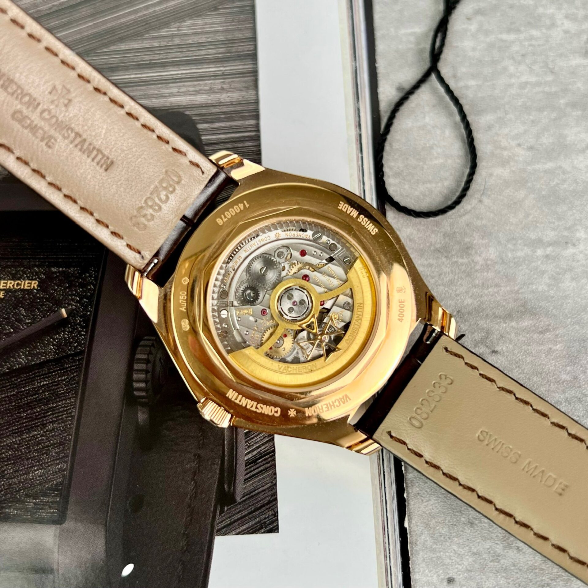 Vacheron Constantin 4000E Replica Watch Chocolate Dial ZF Factory 40mm - Soul Replicas