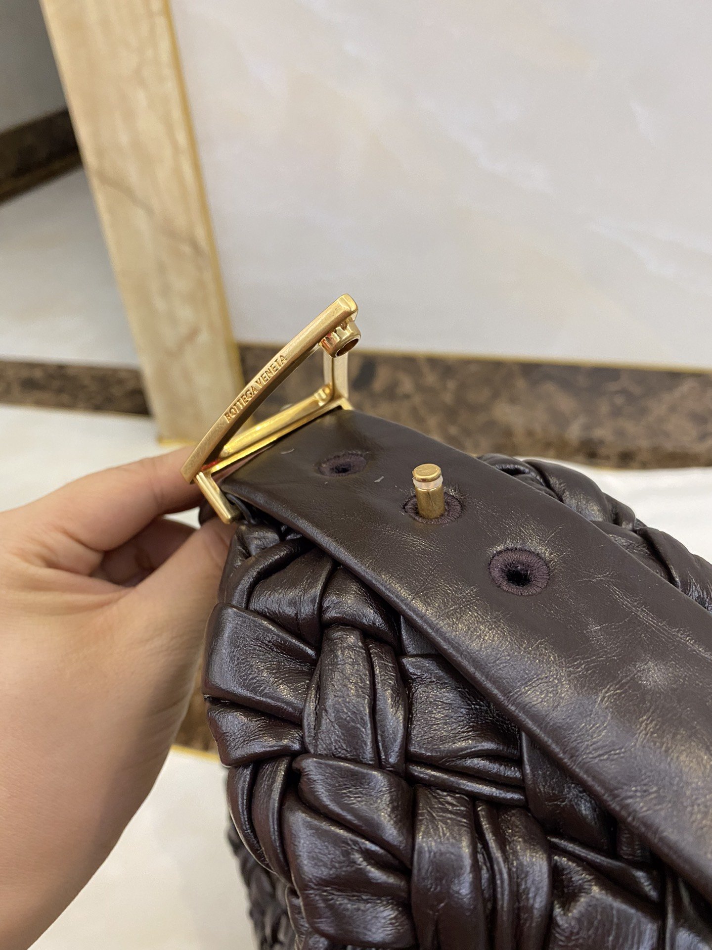 Bottega Veneta Banana Brown. For Women. Women-s Bags 13.9in/35.5cm - Soul Replicas