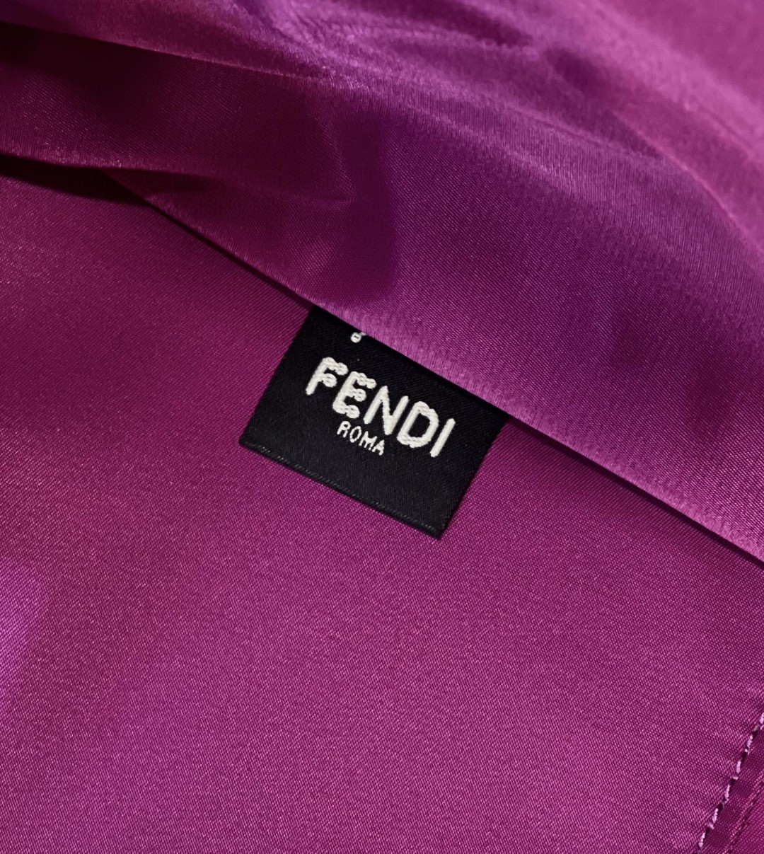Fendi Sunshine Medium Purple FF fabric shopper Bag For Woman 31cm/12in 8BH386AHWCF037T - Soul Replicas