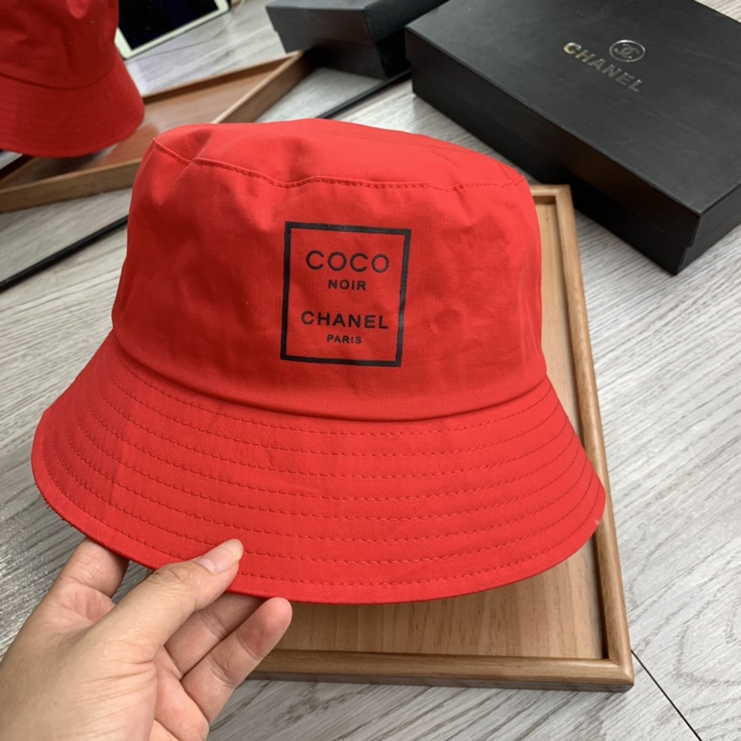 Chanel Cloche Hat Red Chanel Hat - Soul Replicas