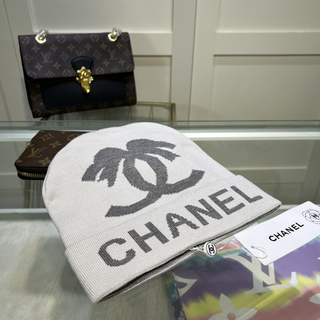 Chanel Beanie In Grey - Soul Replicas