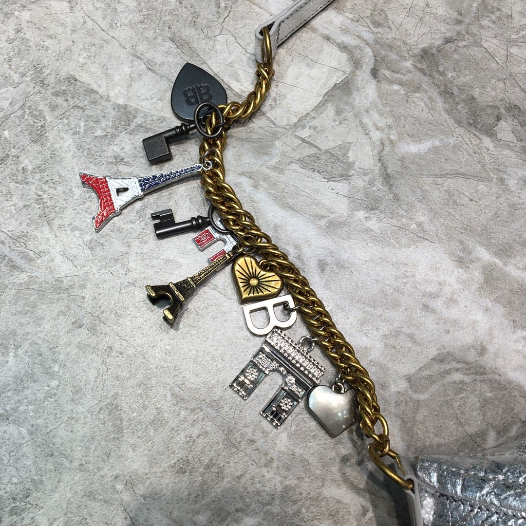 Balenciaga Souvenir XXS Belt Bag In Sliver. For Women. Women-s Bags 11.8in/30cm - Soul Replicas