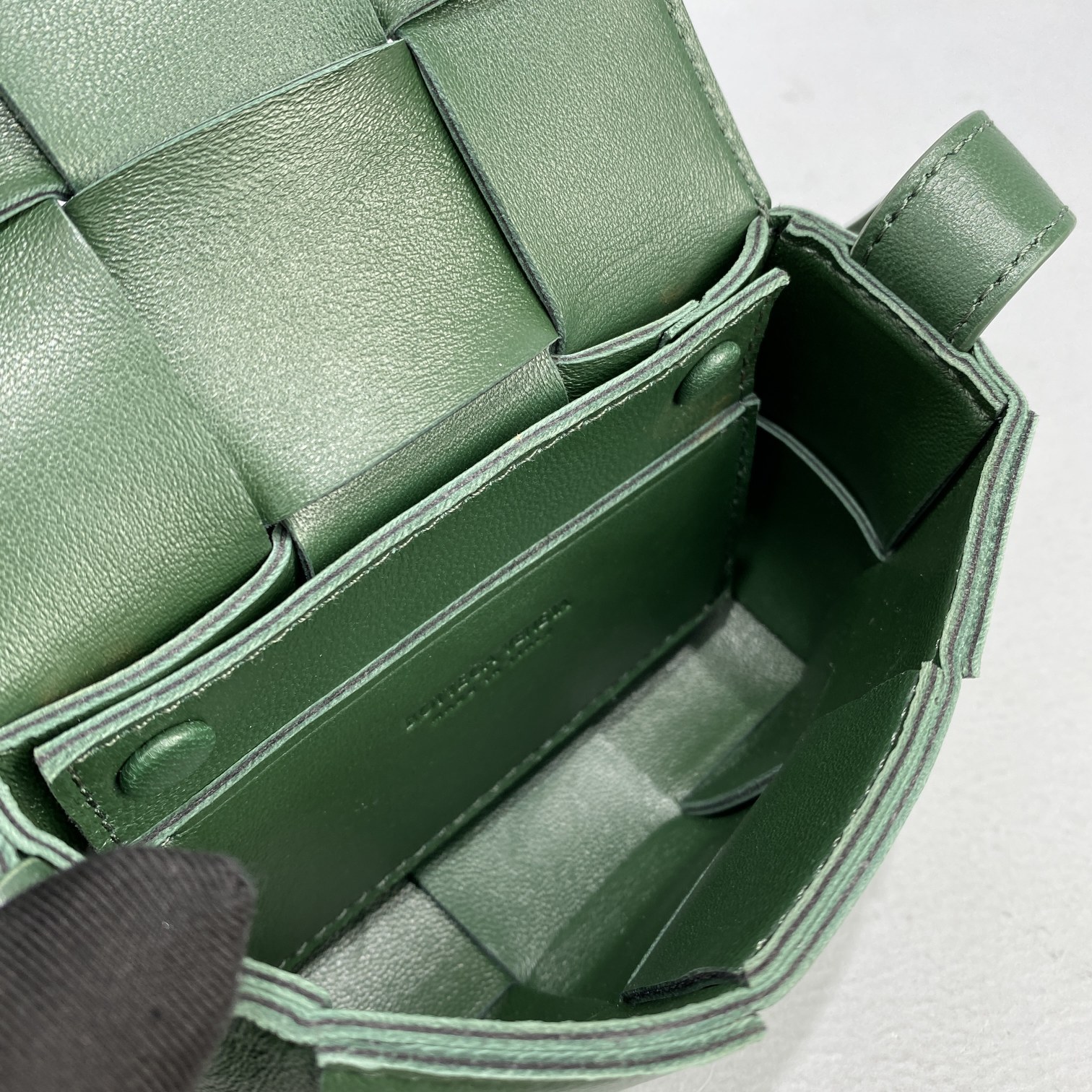 Bottega Veneta Candy Cassette Dark Green. For Women. Women-s Bags 4.7in/12cm - Soul Replicas