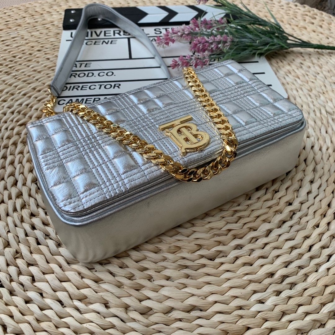 Burberry Quilted Medium Lola Bag Monogram For Women. Women-s Bags 11in/28cm - Soul Replicas