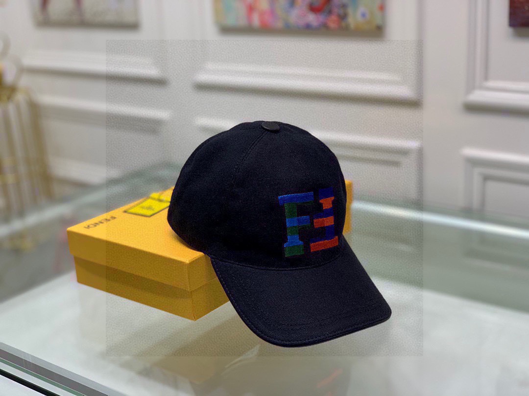 Fendi Baseball Cap Black Fendi Cap - Soul Replicas