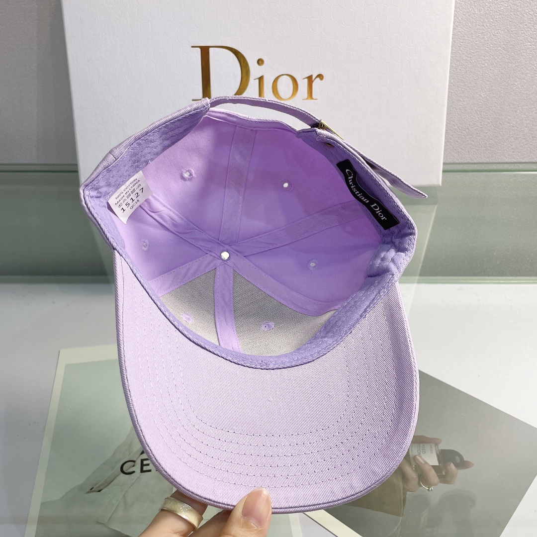 Christian Dior Jack Dior Baseball Cap In Purple - Soul Replicas