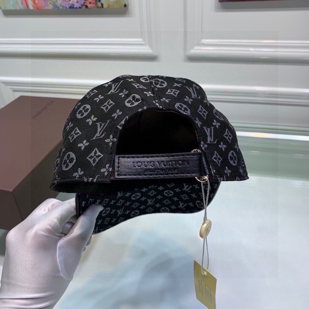 Louis Vuitton Be My Cap Black LV Cap - Soul Replicas