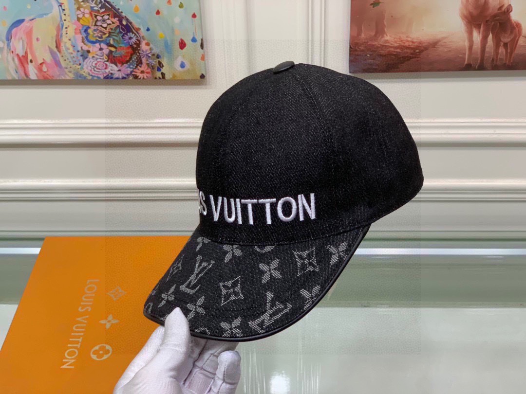 Louis Vuitton Be My Cap Black LV Cap - Soul Replicas