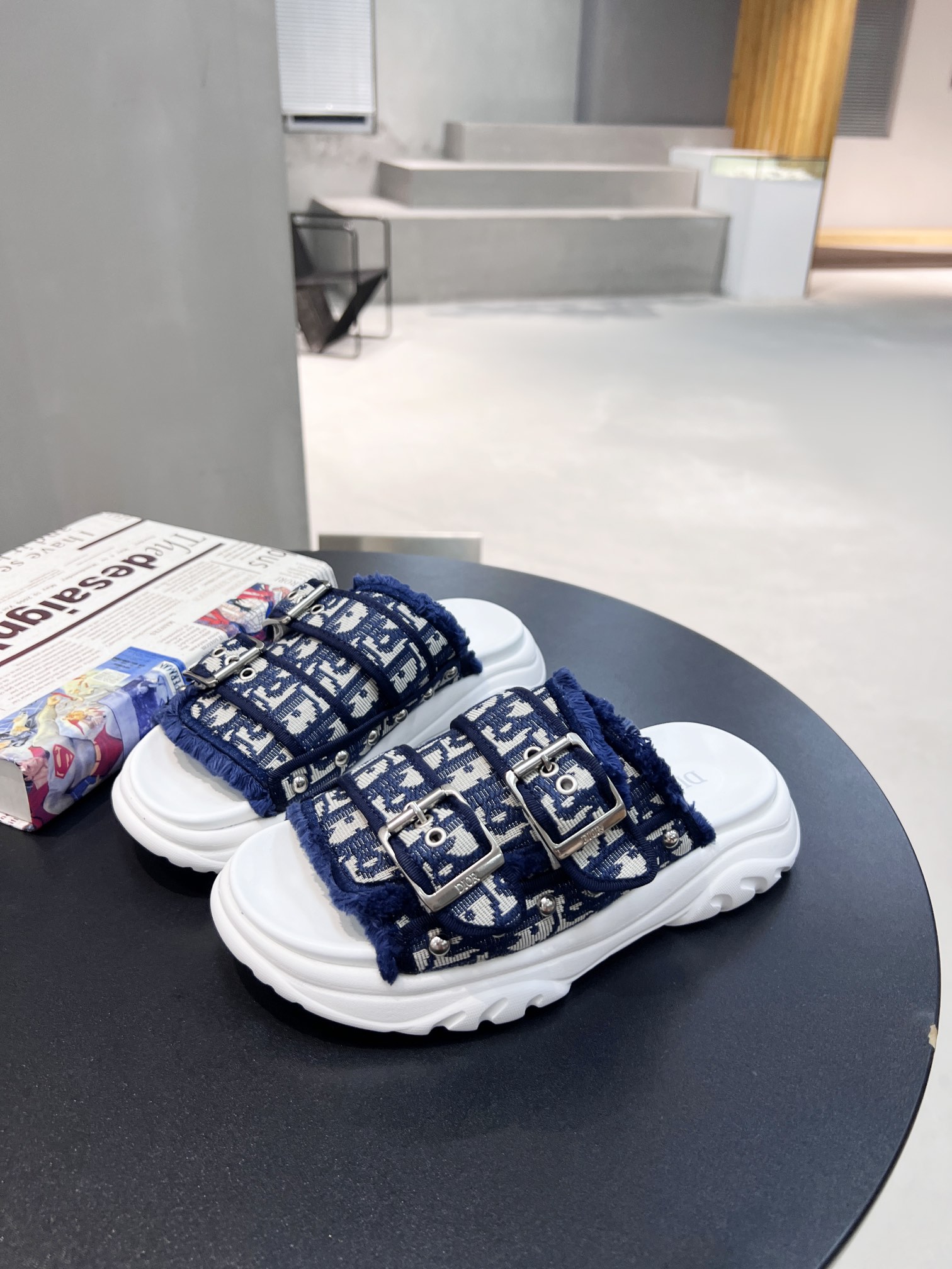 Christian Dior Women's D-Wander Slide Blue For Women CD - Soul Replicas