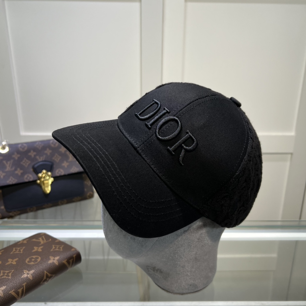 Christian Dior Baseball Cap Black Cap - Soul Replicas