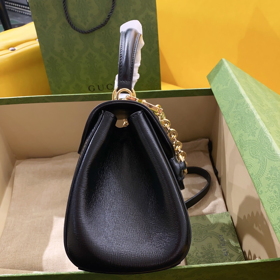 Gucci Horsebit 1955 Mini Bag Black For Women. Women-s Bags 8.7in/22cm Gucci 703848 AAA7G 1000 - Soul Replicas