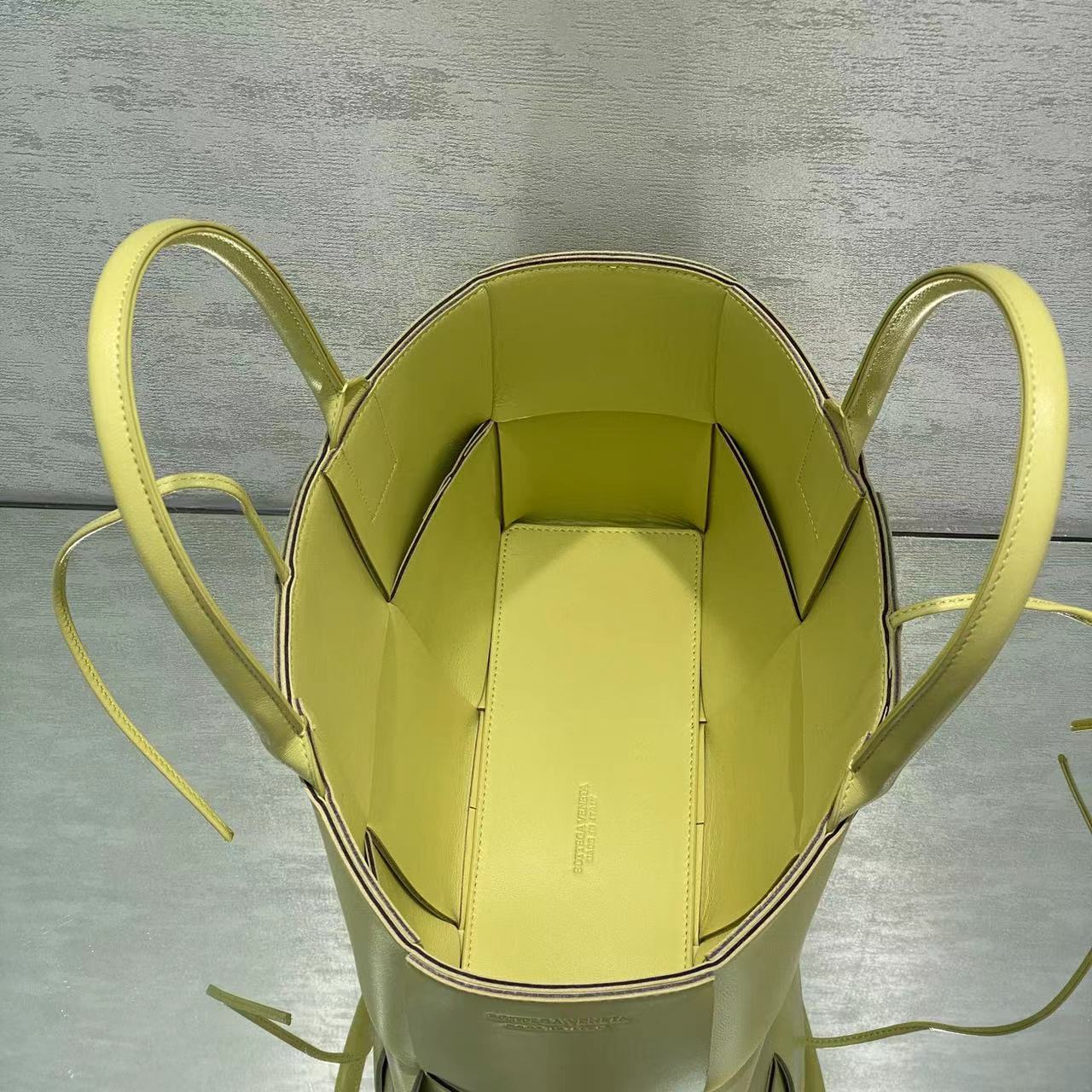 Bottega Veneta Small Arco Tote Bag Yellow. For Women. Women-s Bags 14.2in/36cm - Soul Replicas