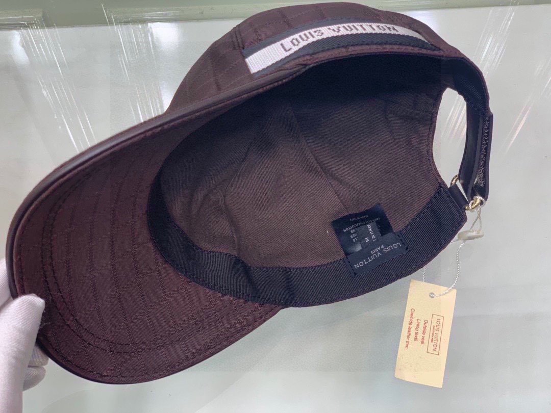 Louis Vuitton LV Get Ready Cap Dark Brown LV Cap - Soul Replicas