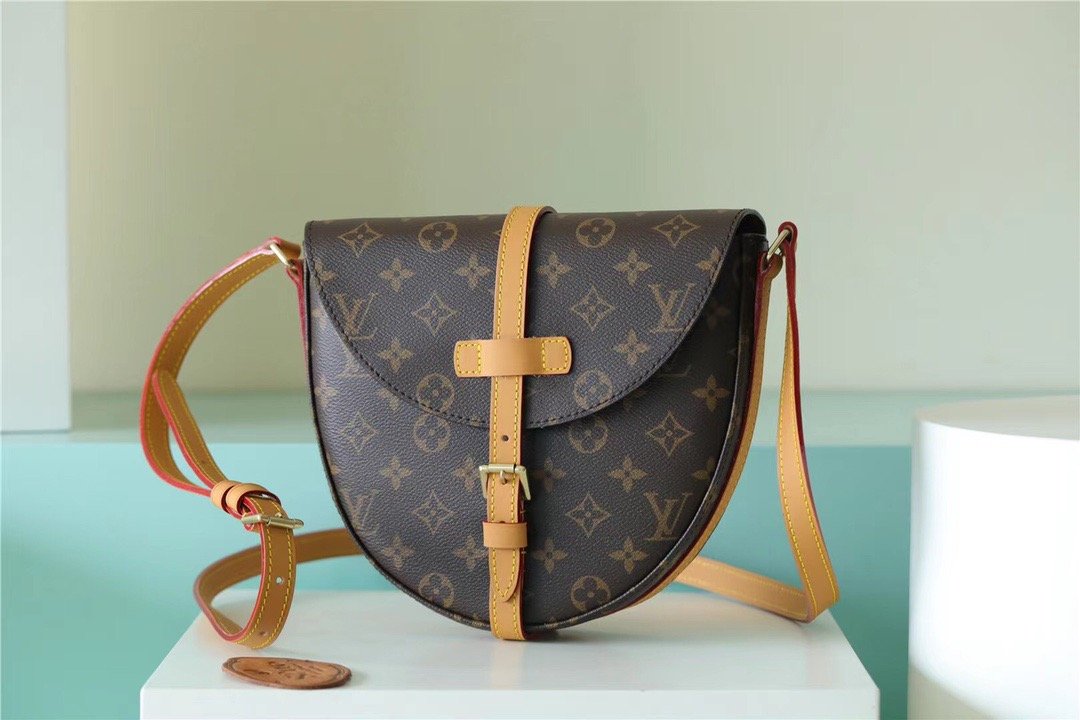 Louis Vuitton Chantilly MM Shoulder Bag Monogram For Women Brown LV M51233 - Soul Replicas