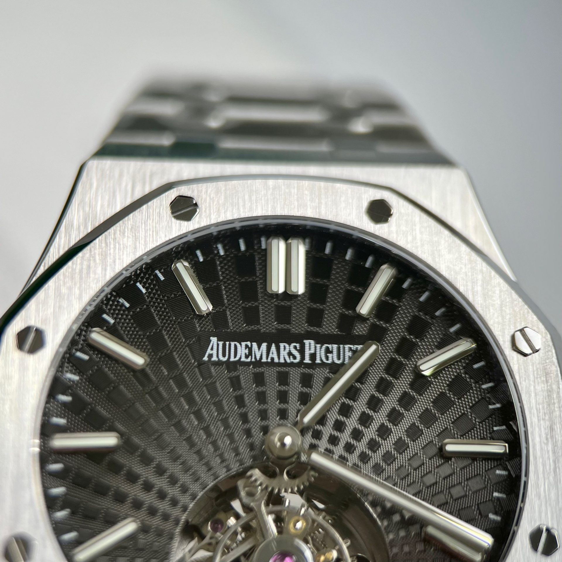 Audemars Piguet Best Replica Watch Royal Oak Tourbillon 26522TI Gray Dial 41mm - Soul Replicas