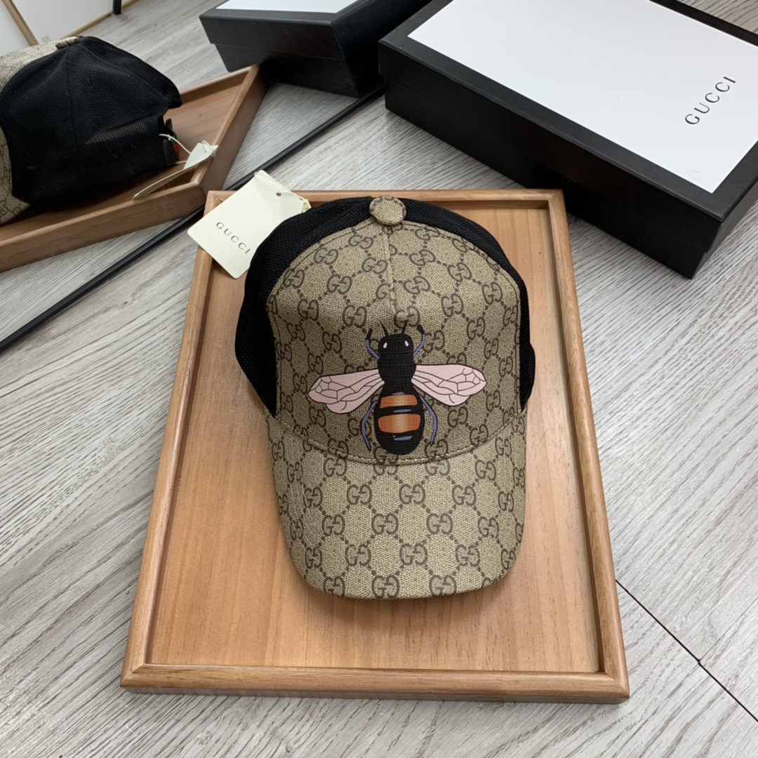Gucci Canvas Baseball Cap Beige - Soul Replicas