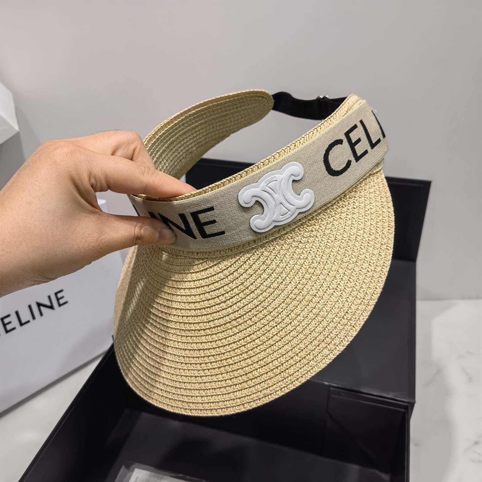 Celine Sedge Summer Hat Beige Celine Hat - Soul Replicas