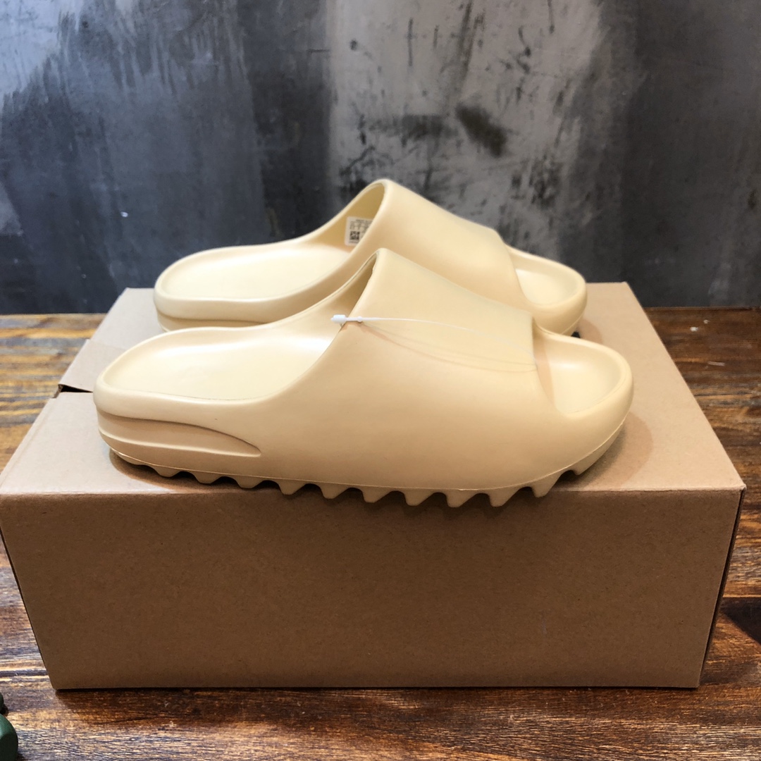 Adidas YZ Slide Enflame Yellow Brown For Women FW6344 - Soul Replicas