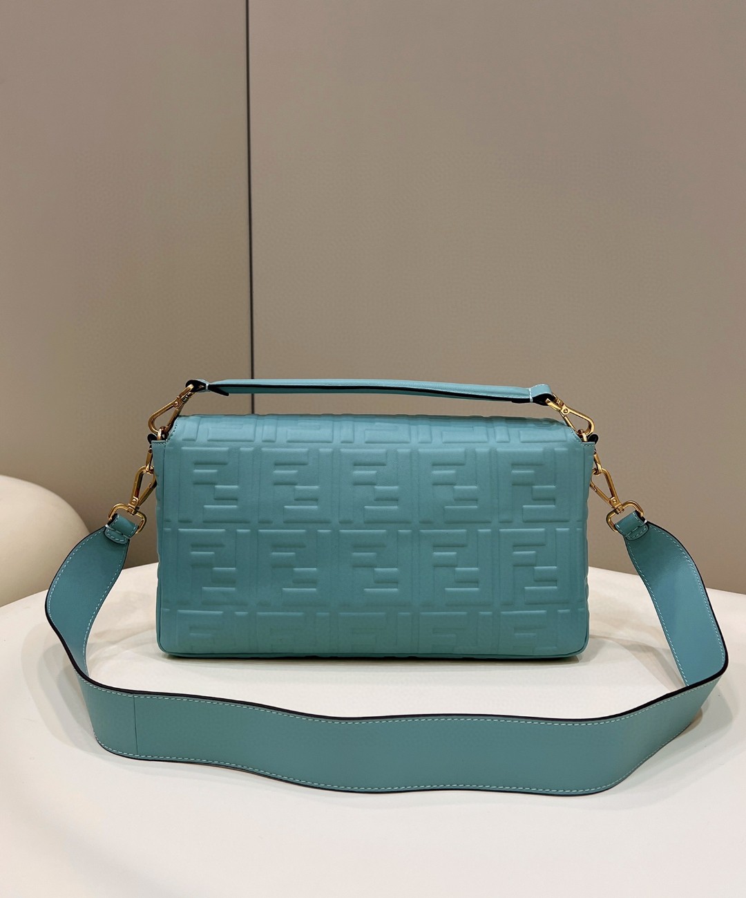 Fendi Baguette Medium Mint Green Bag For Woman 27cm/10.5in 8BR600A72VF1IV6 - Soul Replicas