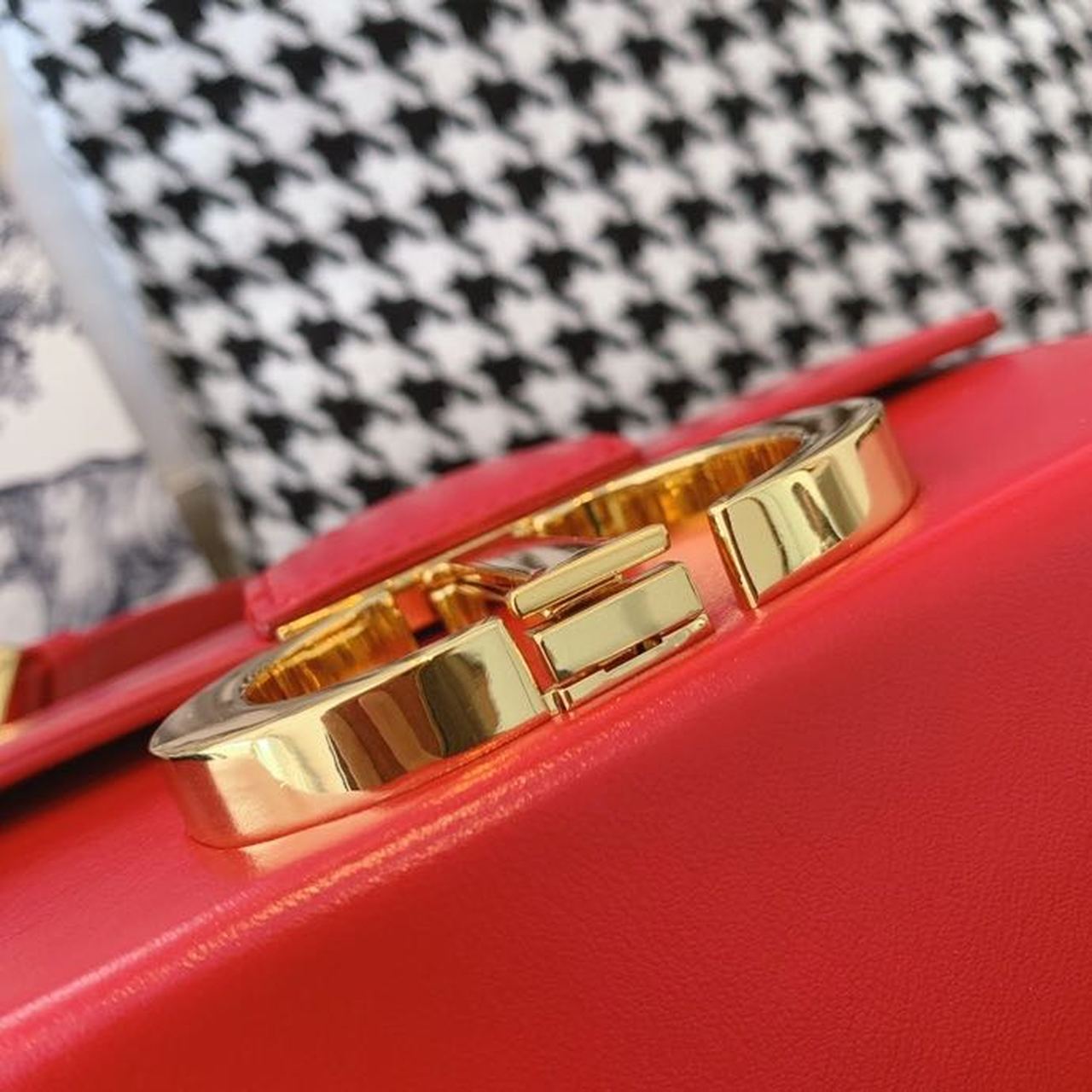 Christian Dior Mini 30 Montaigne Bag Gold Toned Hardware Red For Women 18cm/7in CD - Soul Replicas