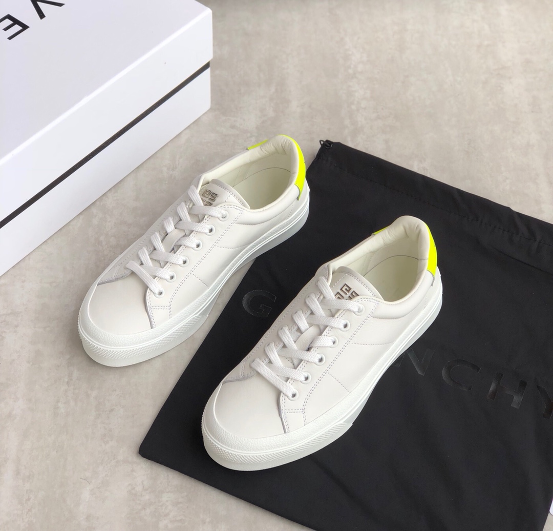 Givenchy City Sport Two-Tone Sneakers Neon And White For Men GVC - Soul Replicas